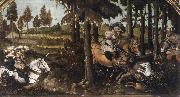 WERTINGER, Hans Boar Hunt oil painting reproduction